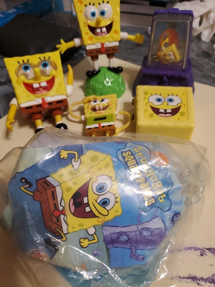 Lote de 6 juguetes Bob Esponja Squarepants Mira las fotos Eso es lo que tienes prisa no durará Foto 2 de 4