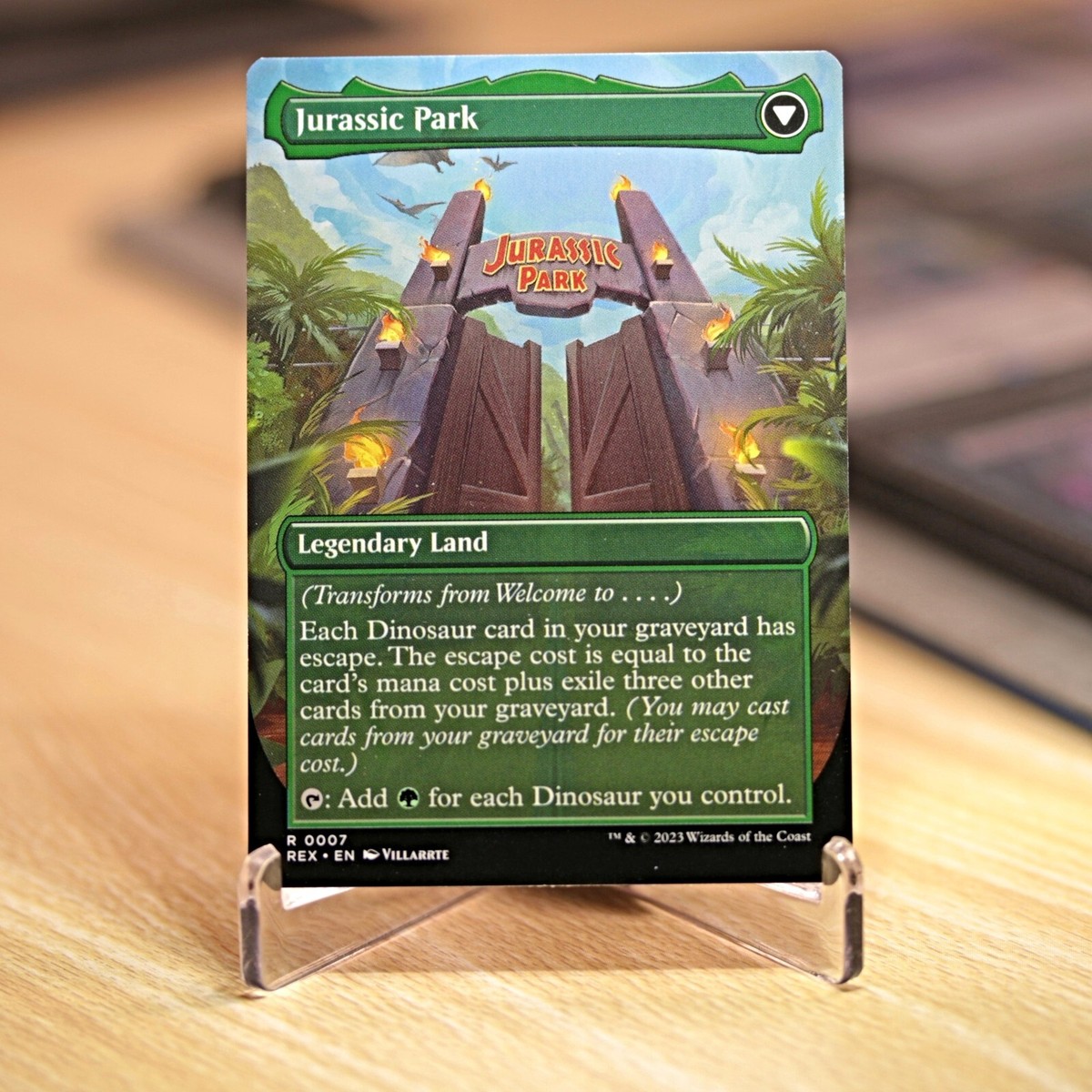 Welcome to . . . Jurassic Park R Foil #7 | REX Jurassic World Collection MTG | eBay Welcome to . . . Jurassic Park R Foil #7 | REX Jurassic World Collection MTG | eBay