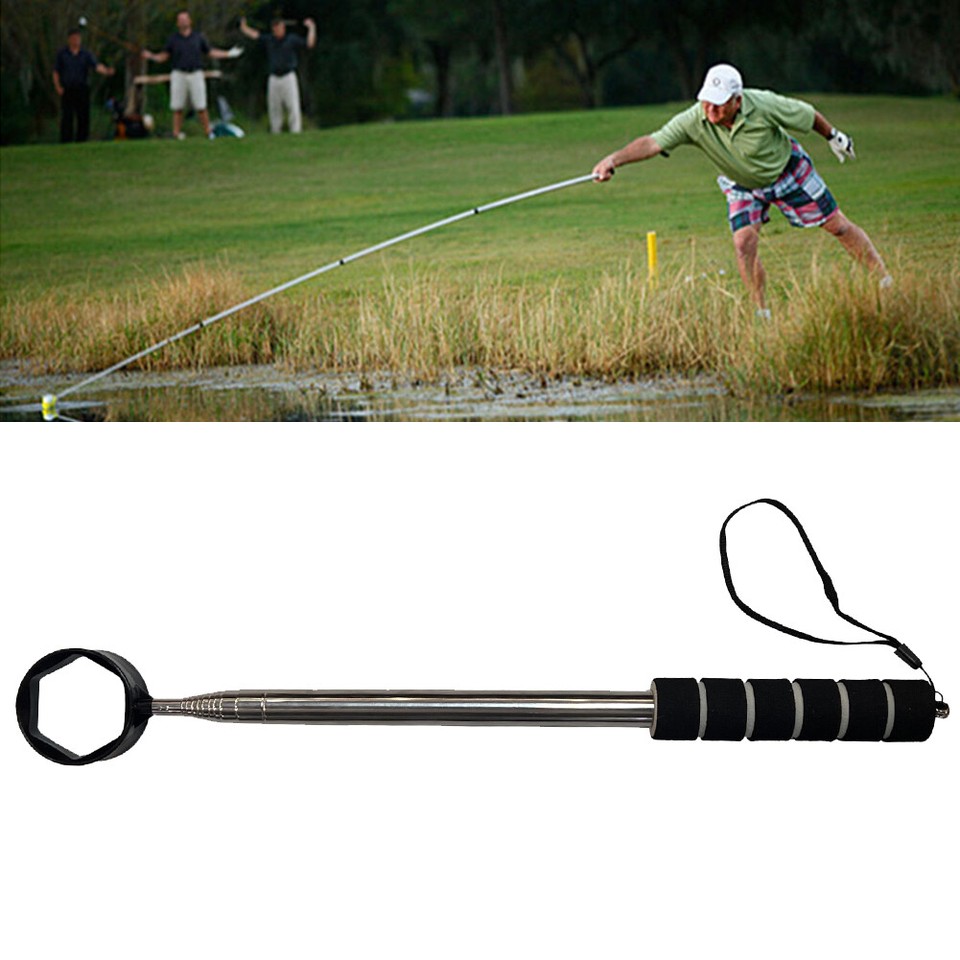 8.86 FT Telescopic Golf Ball Retriever Golf Accessories NonSlip Handle