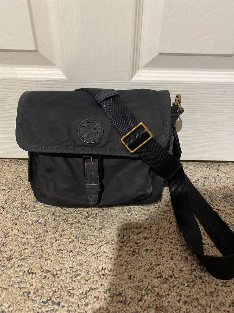 Tory Burch Black Nylon Flap Crossbody Bag | eBay Tory Burch Black Nylon Flap Crossbody Bag | eBay