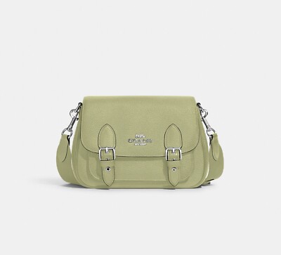   Coach Lucy Crossbody SMALL SV/Pale Lime NWT    