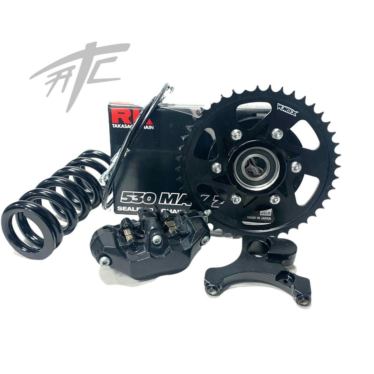 300 FAT TIRE KIT WHITE & CUSTOM GOLD 