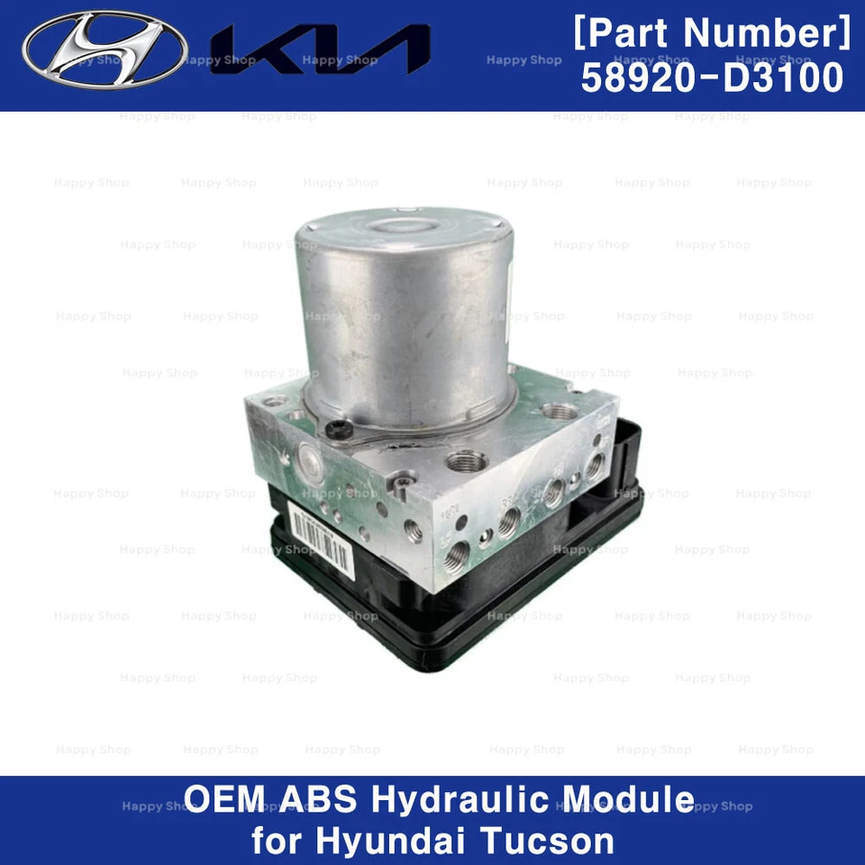 58920D3100 genuino OEM ABS MÓDULO HIDRÁULICO para Hyundai Tucson 2015-2017 Foto 4 de 4