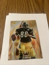 2000 Collectors Edge Plaxico Burress Pittsburgh Steelers Golden Edge Rookie 