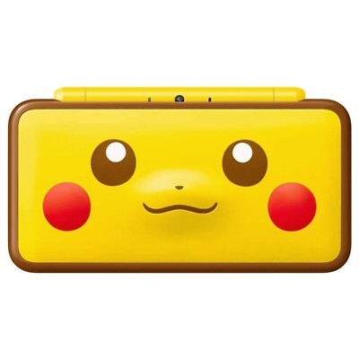 New Nintendo 2DS LL Pokemon Pikachu Face Game Console Limited Edition Japan New