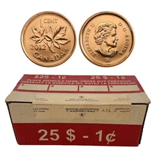2012 1 Cent NON-MAGNETIC CPZ Sealed Original Mint Box (2500 coins)