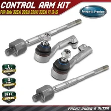 4x Front Inner & Outer Tie Rod End Kit for BMW 325xi 328xi 330xi 335xi X1 13-15