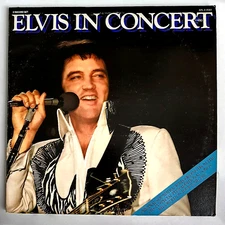 ELVIS PRESLEY : ELVIS IN CONCERT - Gatefold LP x 2 (1977)