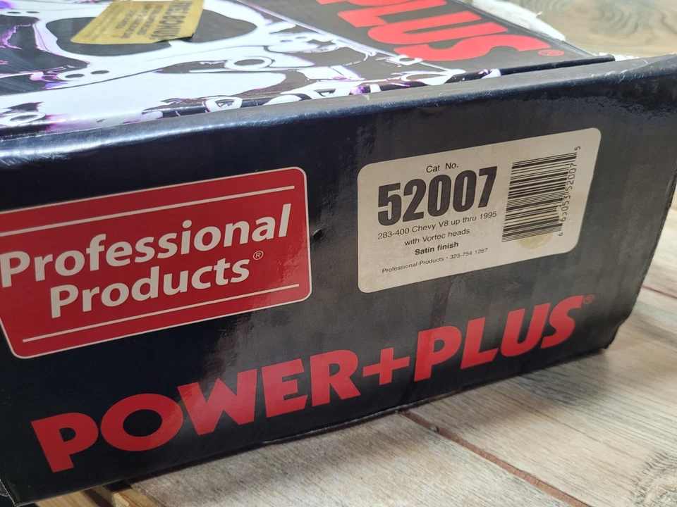 Coletor cetim Professional Products #52007 Power+Plus Vortec 283-400 Chevy V8 - Imagem 3 de 4