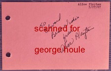 ALICE PLAYTEN - SIGNED - OLIVER! - TONY AWARD NOM - ALKA-SELTZER COMMERCIAL