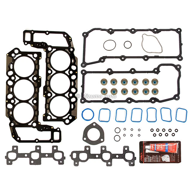 Full Gasket Set Bearings Rings Fit 02-05 Dodge Durango Dakota Jeep Liberty 3.7L - Image 3 of 4