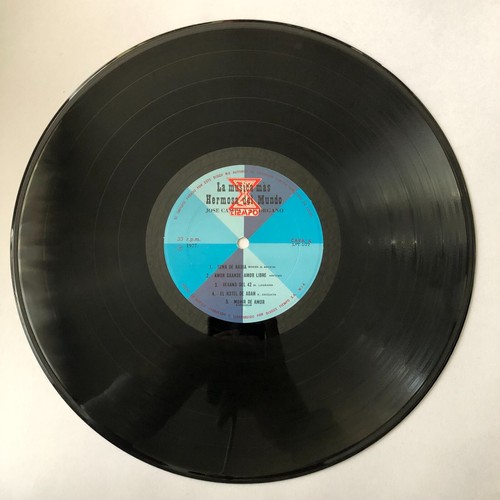 JOSE CAMPA & ORGANO -LA MUSICA MAS HERMOSA DEL MUNDO- 1977 MEX LP, INSTRUMENTAL - Imagen 3 de 4