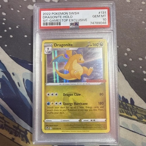 Dragonite 131/195 PSA 10 GameStop Exclusive Stamp Pokemon Slab