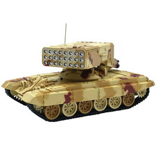 1/72 Russian TOS-1 Self-propelled Rocket Launcher Miniature Diecast Tank Model