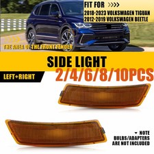 Amber Lens Front Side Marker Light Housings For 2012-23 VW Beetle Tiguan2-10X