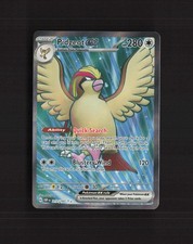 Carta Pokemon Holo Pidgeot ex 217/197 Ossidiana Fiamme Full Art Ultra Rara NM