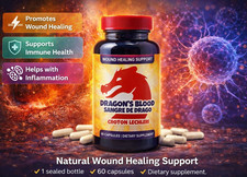 Dragon  s Blood Sangre de Drago Capsules   1 Bottles  Herbal Dietary Supplement