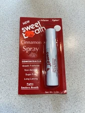 Vintage Sweet Breath Sugar Free Instant Freshening Spray Cinnamon .33oz New