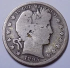 1895-S 50c Barber Half Dollar VG