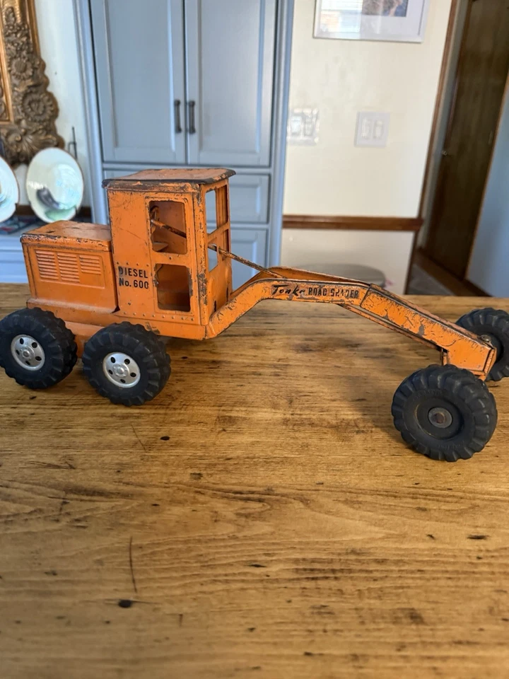 Tonka Road Grader Diesel No 600 Vintage 1950s-1960s - Image 2 of 4
