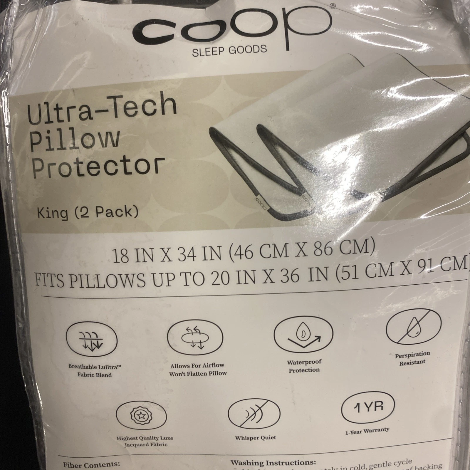Coop Home Goods Pillow Protector