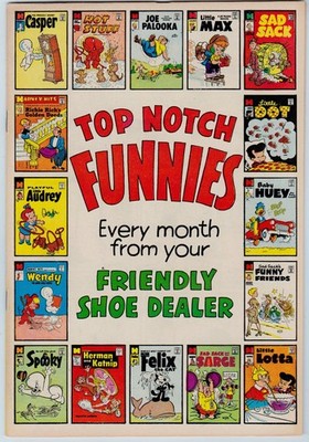 Top Notch Funnies - Spooky #31 - Harvey Comic Shoe Store Giveaway  1959  VG