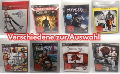 Playstation 3 Spiele PS3  Games gebraucht verschiedene zur Auswahl