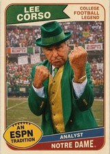 LEE CORSO Notre Dame ACEO Card