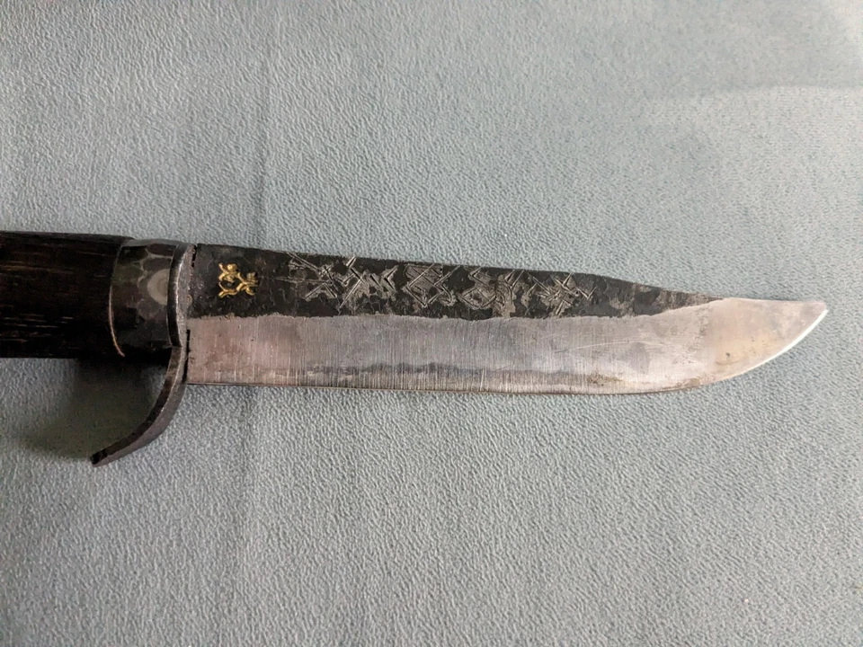 Japanisches Jagdmesser/ Outdoor Messer, Handgeschmiedet - Bild 3 von 4