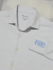 Peter Millar Summer Comfort TPC Sawgrass Button Down Shirt Men Medium