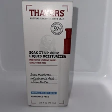 Thayers Soak Your Skin Moisturizer for Normal to Dehydrated Skin 75 M