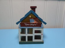 INTAGE 1986 KURT S ADLER WOODENOUR PLACE HOUSE 3" X 2.5" FIGURE (CB5065)