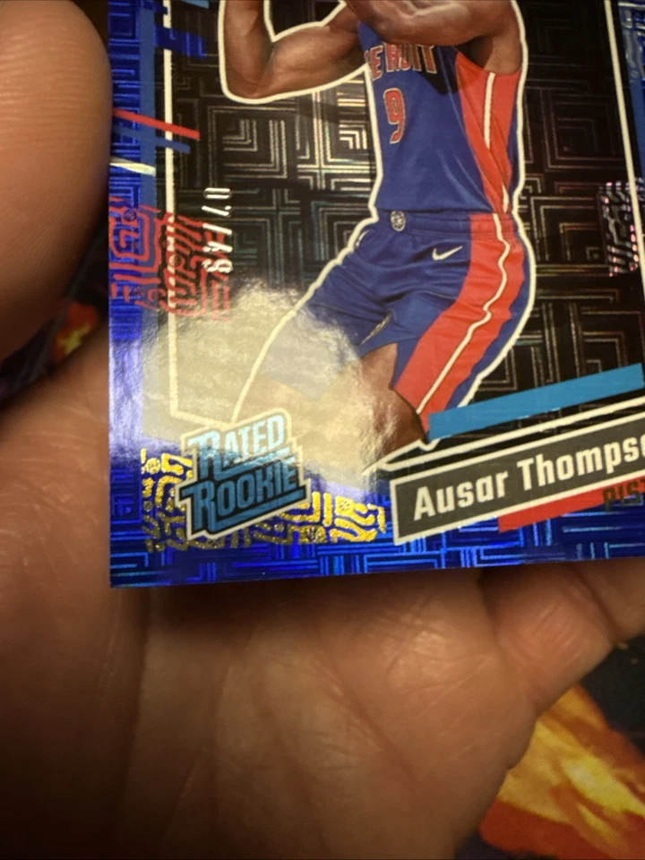 2023-24 Panini Donruss - Rated Rookie Ausar Thompson #228 Choice Blue /49 (RC) - Image 4 of 4