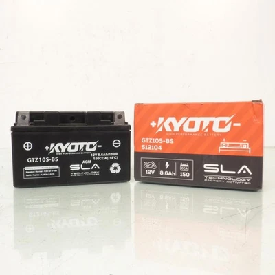 Batterie SLA Kyoto pour Moto Honda 500 CB X ABS EURO5 2019 à 2022 YTZ10S SLA / - Photo 1/3