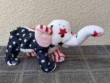 TY Beanie Baby - RIGHTY 2000 the Elephant 6.5 inch - MWMTs Stuffed Animal Toy