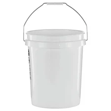 United Solutions 5 Gallon Round Utility Bucket, Comfort Handle, Plastic