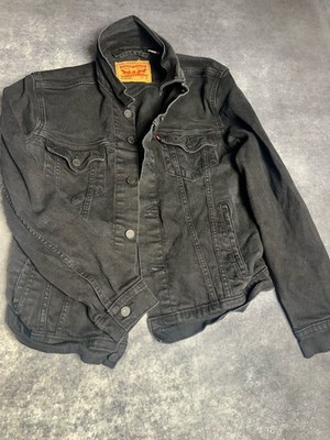 Levi Strauss & Co. Black Denim Trucker Jacket Size M