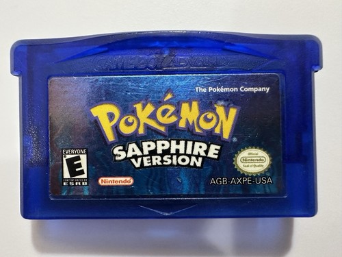 Pokémon: Sapphire Version (Nintendo Game Boy Advance, 2003)- Authentic (#2)
