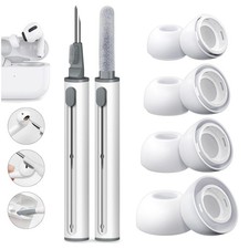 4 Pairs Replacement Ear Tips for AirPods Pro White-XS/S/M/L
