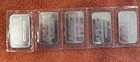 ***FIVE**** 1 oz Silver Bars APMEX .999 Fine APMEX still sealed!