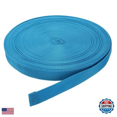 DMiotech 50 Yard x 3/4 inch Nylon Webbing Strap - Lake Blue