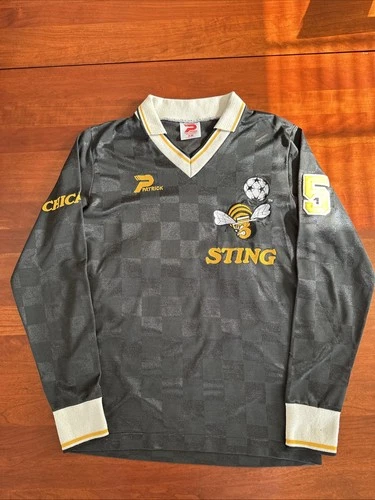 Vintage 1980s Chicago Sting Autographed NASL Patrick Made in USA Soccer jersey