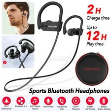 Mpow Flame Bluetooth 5.3 Earphones Wireless Earbuds Ear Hook Sports Waterproof