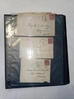 USA Stamp Collection 1800s and Early 1900s Stamp Covers All In Binder Lot B