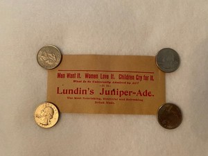 Antique Lundin’s Juniper-Ade Advertisement Chicago IL Rare Quack Medicine