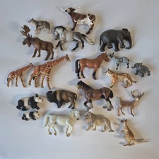  Rare !!! Schleich American collection Wildlife Series lot of 19