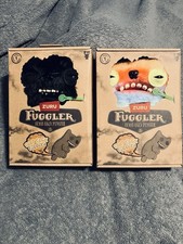 2 Zuru Fuggler Fart Face Series 1 Munch Munch Black & Wide Eyed Weirdo 9" Plush