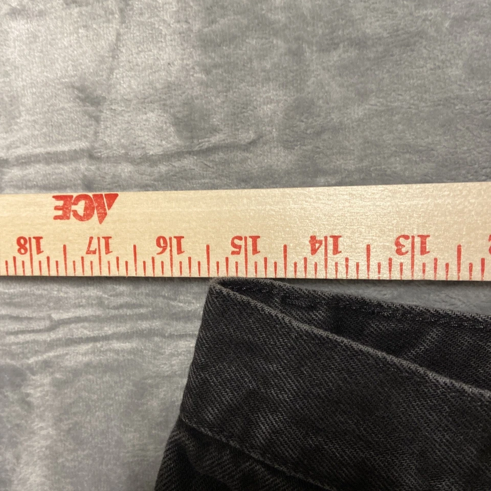 Pantalones cortos de mezclilla Harley Davidson para mujer talla 10 negros Foto 3 de 4