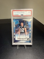 2017 Donruss - CHRISTIAN McCAFFREY Rookie RC Football Card PSA 9 MINT. rookie card picture