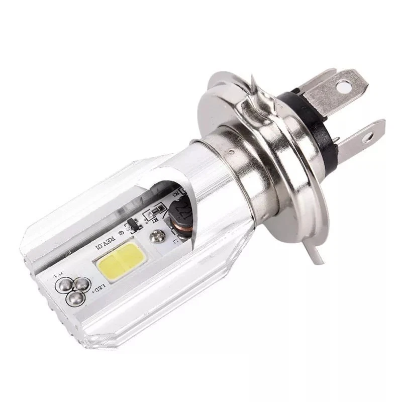 Super Hell Headlight Bulb LED Motorcycle 1x H4 BA20D DC 6V-14V 12W - Image 3 of 4